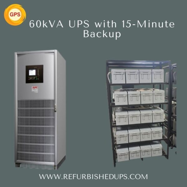 60kVA UPS with 15-Minute Backup