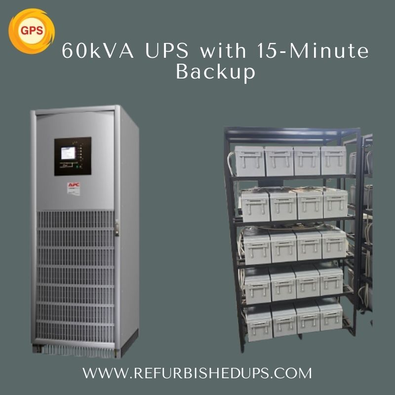 60kVA UPS with 15-Minute Backup